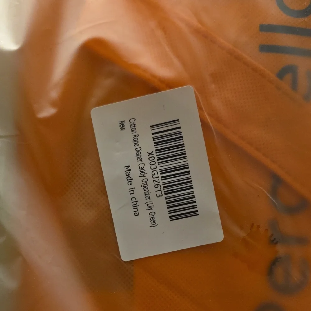 Green and Gray Diaper Caddy - Picture 2 of 5